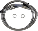 harley-davidson street bob [DRAG SPECIALTIES] – Extended stainless steel brake line-2