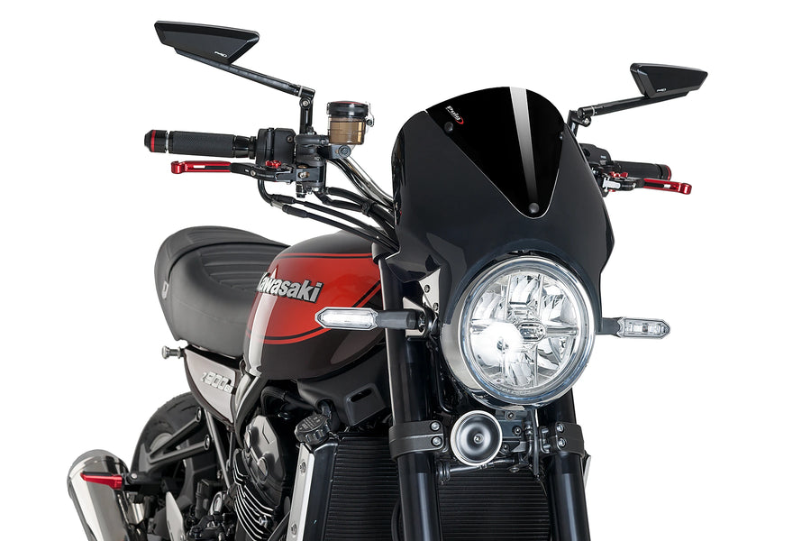 KAWASAKI Z 900 RS SE [2025] - PUIG Vision Windschild | Schwarz / Schwarz | PUIG 024NN
