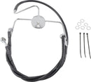 Harley Davidson FLHR [DRAG SPECIALTIES] - Kit tubo freno esteso in vinile nero-1