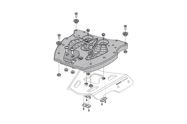 [SW-MOTECH] – Adapterplatte für ALU-RACK