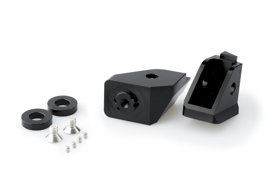 BMW F 800 GS [2021] – Adapter Fußrasten- Gummipad "adjustierbar Rider" – Schwarz