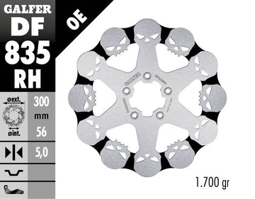 Harley-Davidson XL 883 L Sportster SuperLow [2020] - Fester Bremsscheibe Skull – Bild 2