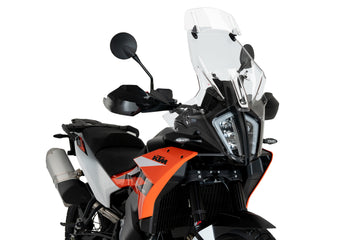 KTM 890 ADVENTURE R [2025] – parabrezza touring con spoiler – trasparente - 0