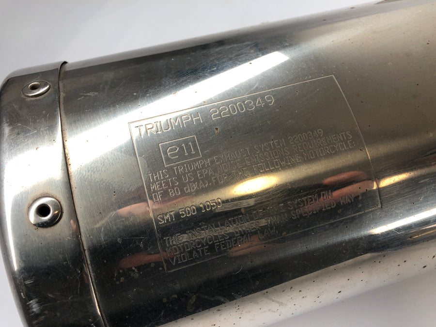 Triumph Speed ​​​​Triple 1050 515NJ [2005] - Kit silencieux d'échappement d'origine