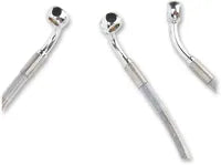 Harley Davidson Flhri [DRAG SPECIALTIES] – Edelstahl-Bremsleitungs-Kit, verlängert