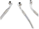Harley Davidson flhtc [DRAG SPECIALTIES] - Kit tubi freno prolungati in acciaio inossidabile-2