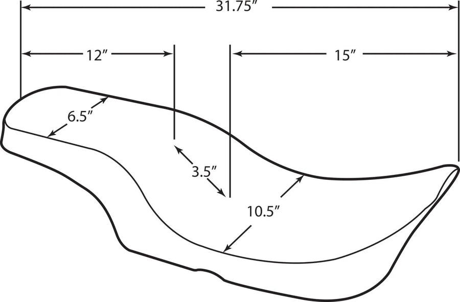 Harley Davidson FLHRI [DRAG SPECIALTIES] – Sedile 2-Up stile cucchiaio