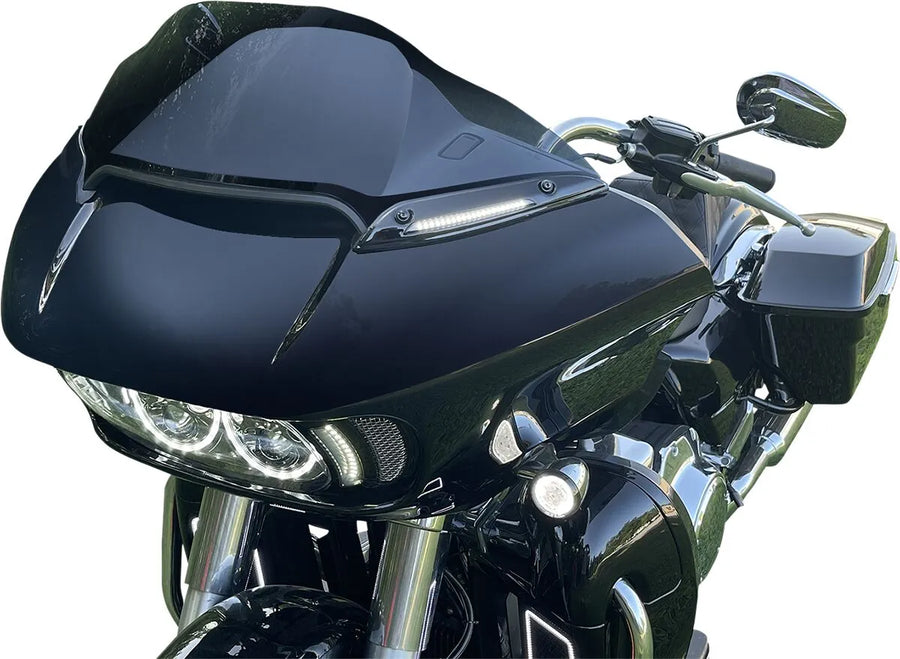 harley-davidson road glide st [CUSTOM DYNAMICS] - Bande de pare-brise Genesis® 4 Dynamic LED Road Glide®