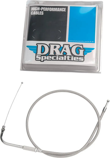 harley-davidson sportster s [DRAG SPECIALTIES] – Edelstahl-ummanteltes Gaszug - 0