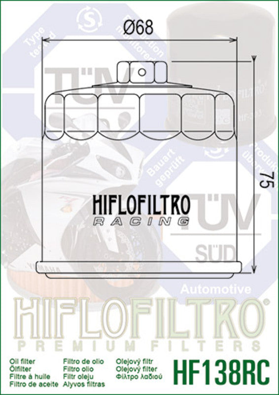 Suzuki GSF 1200 Bandit [HiFlofiltro] - Racing oil filter