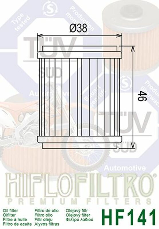 Yamaha WR 125 R [HiFlofiltro] - oil filter