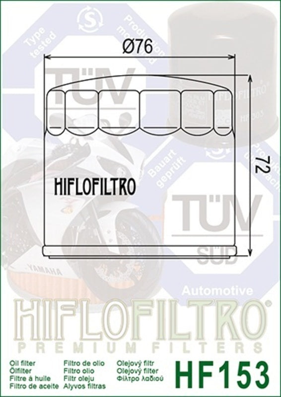 Ducati 998 [HIFLOFILTRO] - Racing Ölfilter