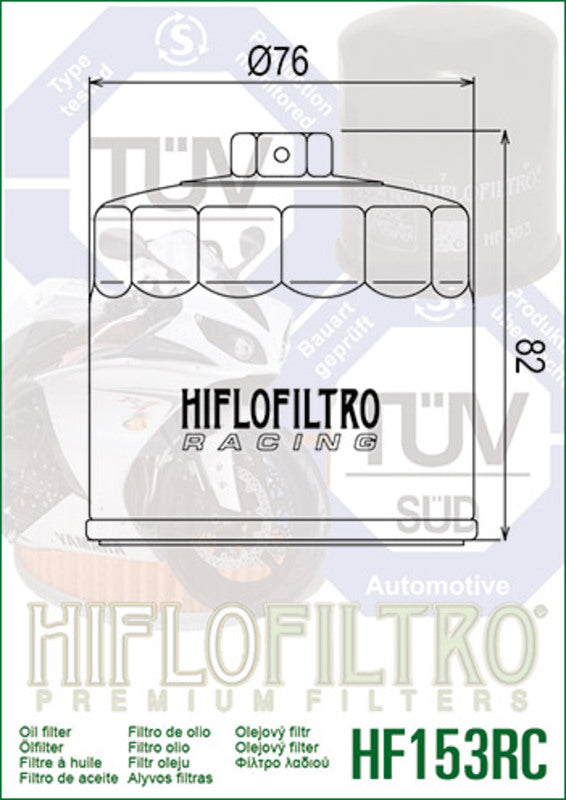 Ducati Multistrada 1000 DS [Hiflofiltro] - Filtre à huile