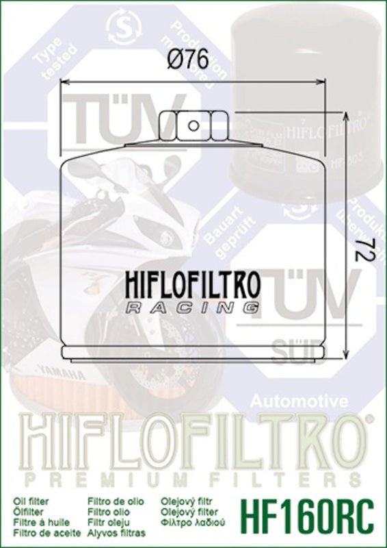 BMW F 900 XR K84 [HiFlofiltro] - Racing oil filter