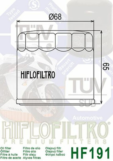 Triumph Speed Triple T509 [HIFLOFILTRO] - Ölfilter - 0