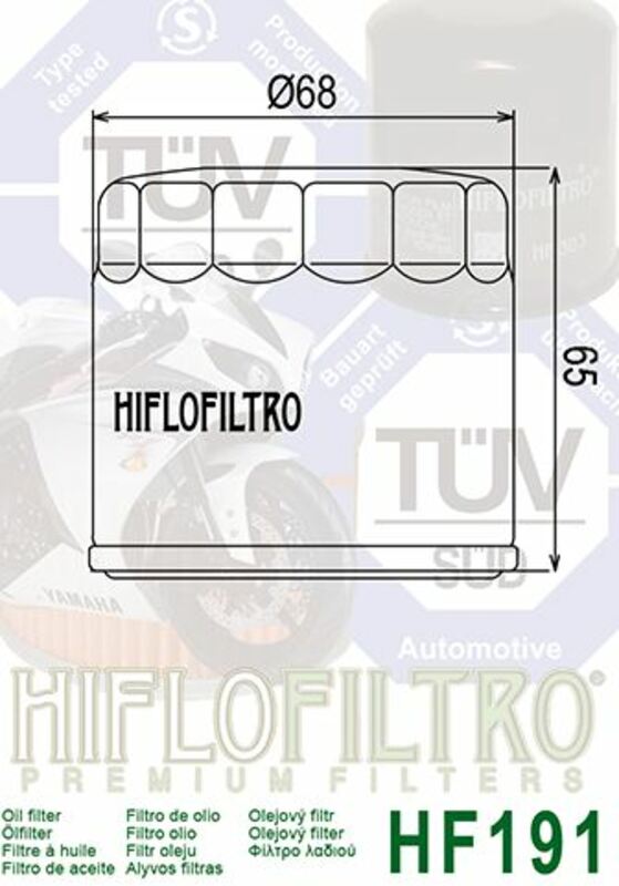 Benelli Leoncino 500 Leoncino500 [HIFLOFILTRO] - Ölfilter