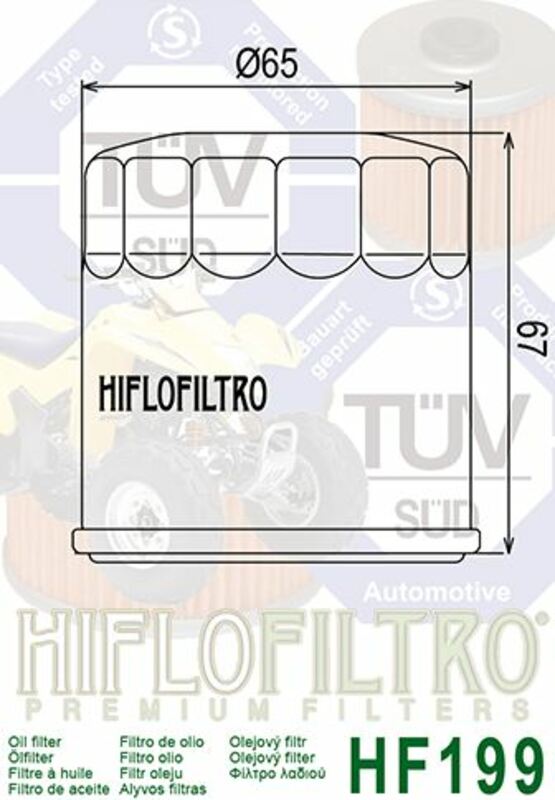 Indian Scout Sixty SCOUT60 [HIFLOFILTRO] - Ölfilter