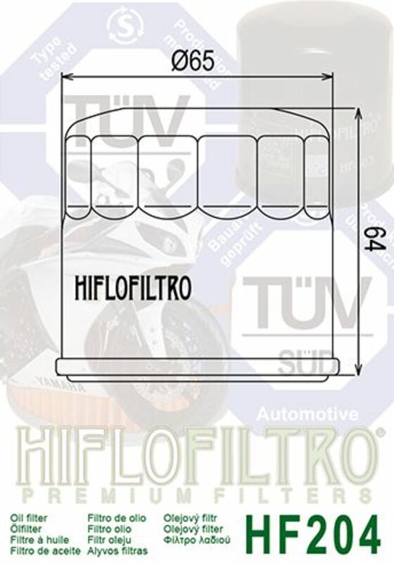 Honda CRF 1100 Africa Twin SD08 [Hiflofiltro] - Filtro dell'olio da corsa