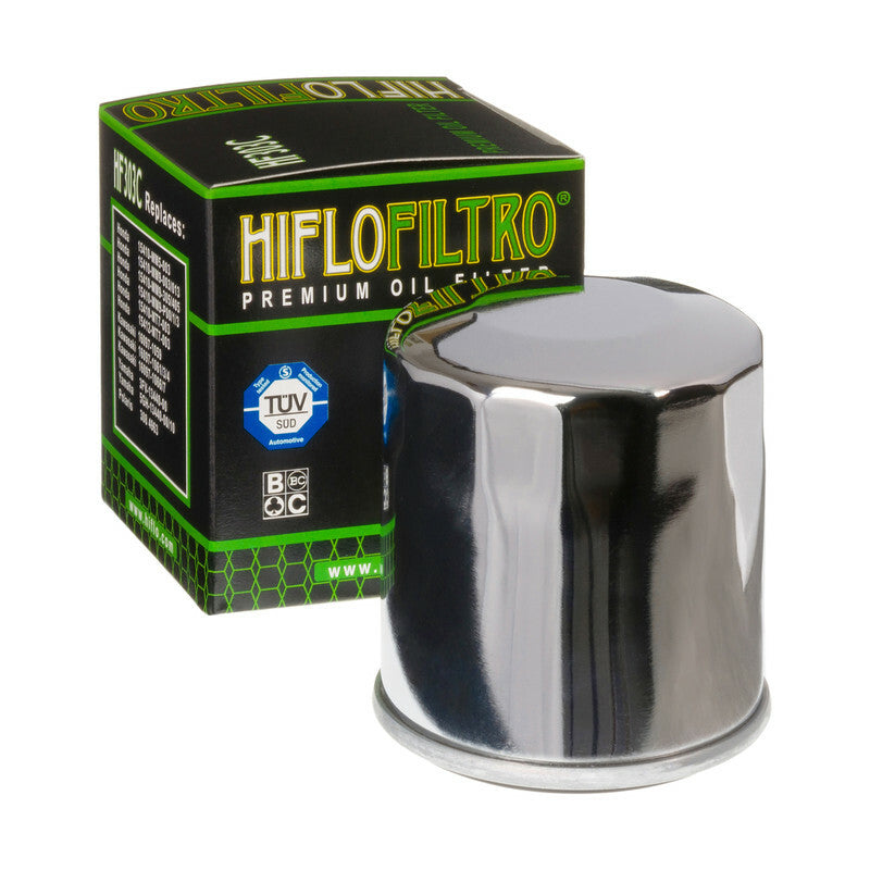 Kawasaki Z7 Hybrid ZR700 [HIFLOFILTRO] - Ölfilter Chrom