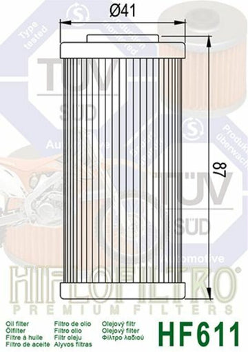 Husqvarna TE 449 [Hiflofiltro] - Filtre à huile - 0