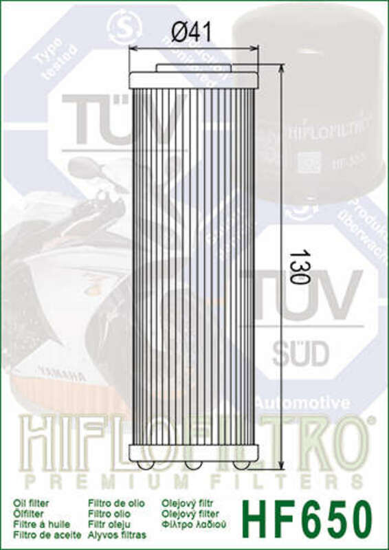 CFMOTO 800 MT CF800-7 [Hiflofiltro] - Filtre à huile