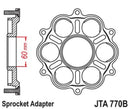 Ducati Monster 1200 [JT SPROCKETS] - Kettenradträger hinten - 6 Silentbloc Ducati Panigale/Monster-1