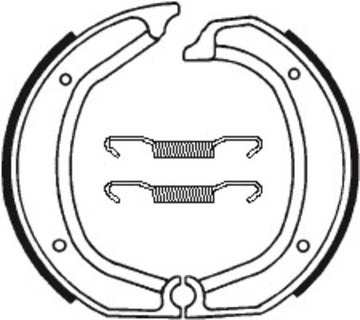 Bmw R 75/6 [TECNIUM] - Ganasce freno organiche stradali - BA139