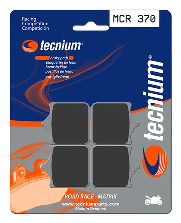 Bmw S 1000 [TECNIUM] - Plaquettes de frein Racing en carbone fritté - MCR370