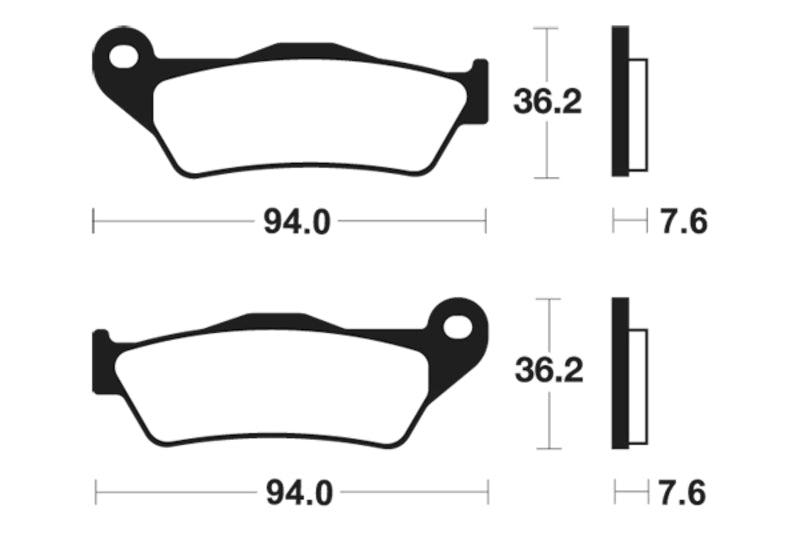 Moto Guzzi Norge 1200 [Tecnium] - Sinter Metal Brake Pads