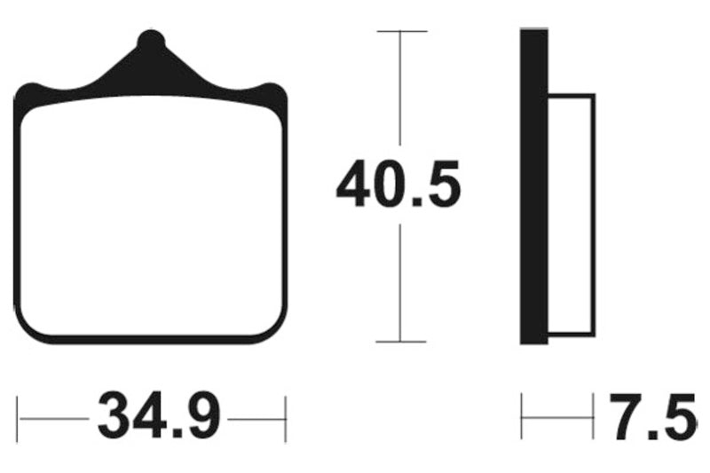 Ktm Duke 690 [TECNIUM] - Professional Racing Sintermetall Bremsbeläge - MSR262