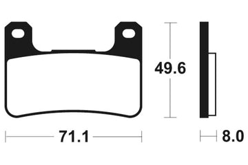 Kawasaki Versys 1000 [TECNIUM] - Professional Racing Sintered Metal Brake Pads - MSR306
