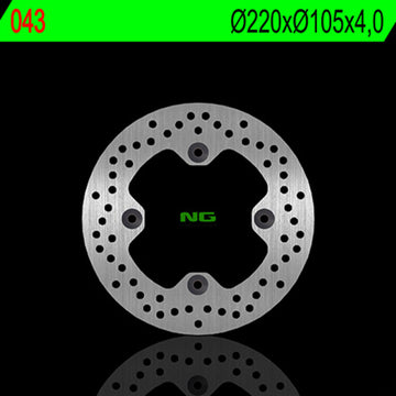 Honda Xr 600 [NG BRAKE DISC] - round rigid brake disc