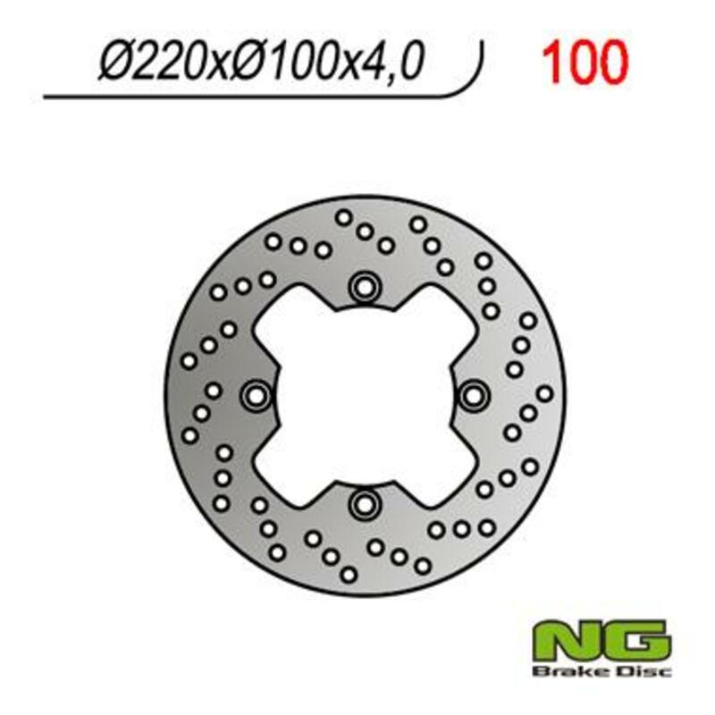 Kawasaki Er 6 F [NG BRAKE DISC] - disco freno tondo rigido