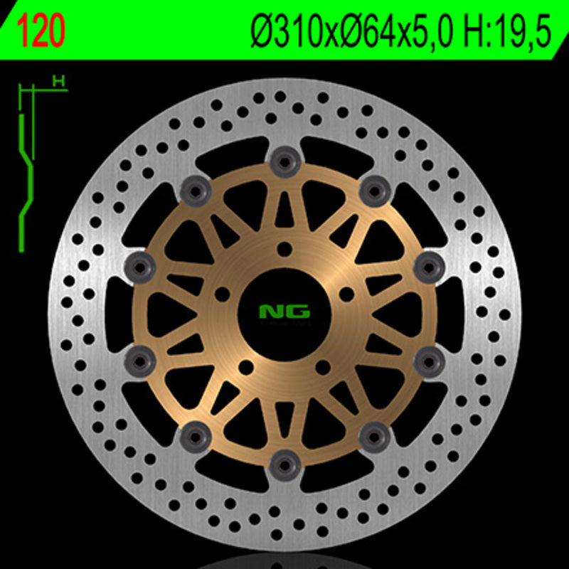 Suzuki Gsf 400 [NG BRAKE DISC] - disque de frein rond flottant
