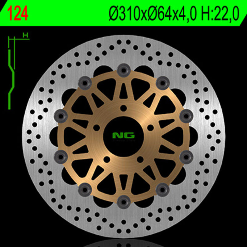 Suzuki Gsx-R 750 [NG BRAKE DISC] - disco freno rotondo flottante