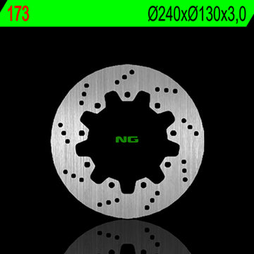 Kawasaki Klr 250 [NG BRAKE DISC] - disco freno rotondo rigido