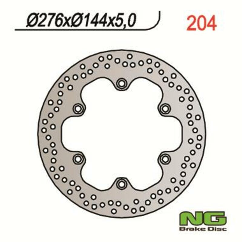 Honda Slr 650 [NG BRAKE DISC] - disque de frein rond rigide