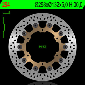 Yamaha Xvs 950 A Midnight S [NG BRAKE DISC] - round floating brake disc