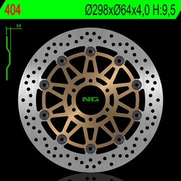 Aprilia Rst 1000 Futura [NG BRAKE DISC] - disque de frein rond flottant