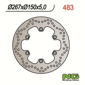 Yamaha Fzr 1000 Exup [NG BRAKE DISC] - disco freno rotondo rigido