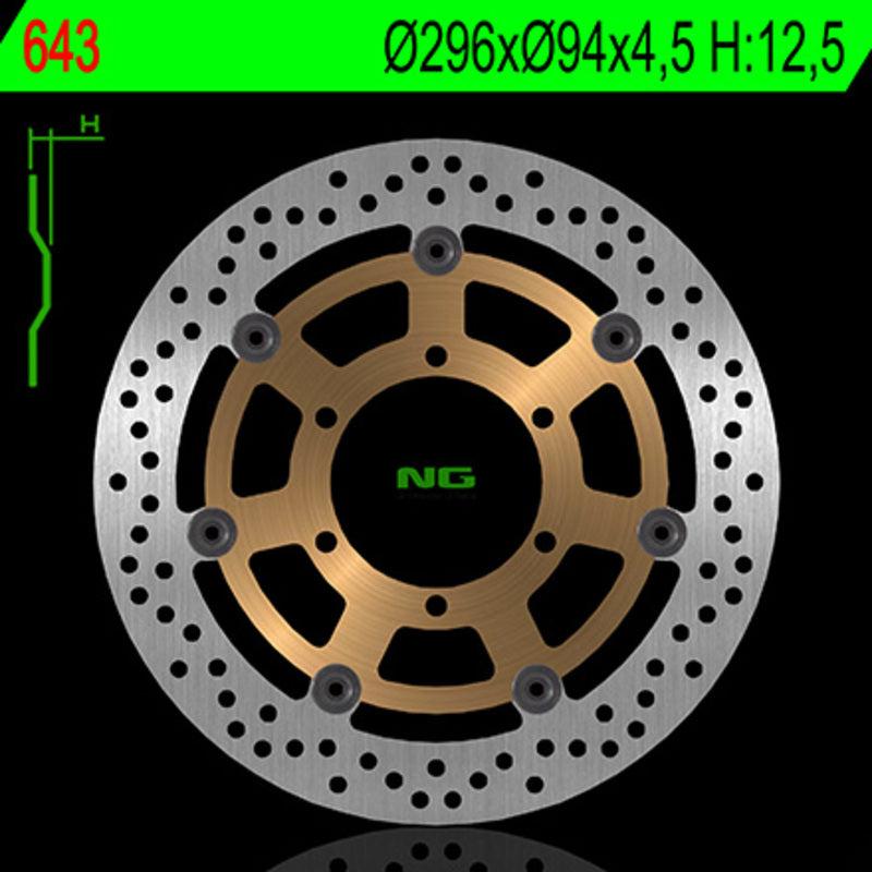 Honda Vtx 1800 [NG BRAKE DISC] - round floating brake disc