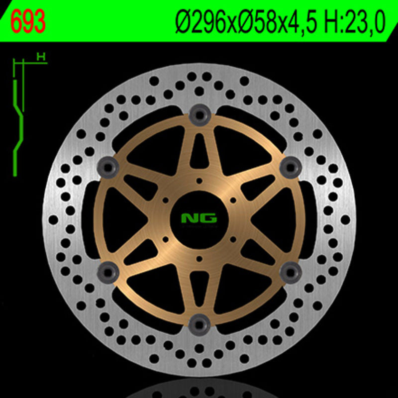 Honda Cb 600 F Hornet [NG BRAKE DISC] - disco freno rotondo flottante