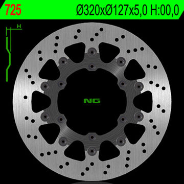 Ktm 690 Sm Prestige [NG BRAKE DISC] - Bremsscheibe schwimmend rund