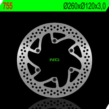 Husqvarna Lt 610 [NG BRAKE DISC] - disco freno tondo rigido