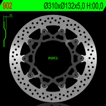 Yamaha Xt 1200 [NG BRAKE DISC] - disque de frein rond flottant