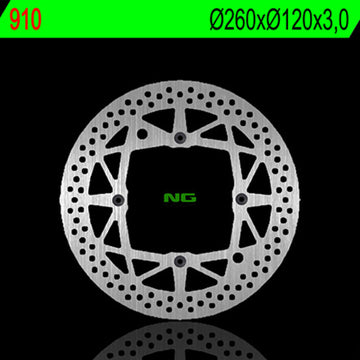 Husqvarna Te 610 E Dual H7 [NG BRAKE DISC] - round rigid brake disc