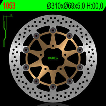 Suzuki Dl 800 [NG BRAKE DISC] - Bremsscheibe schwimmend rund