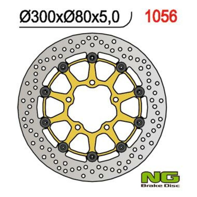 Kawasaki Ninja 1000 [NG BRAKE DISC] - round floating brake disc