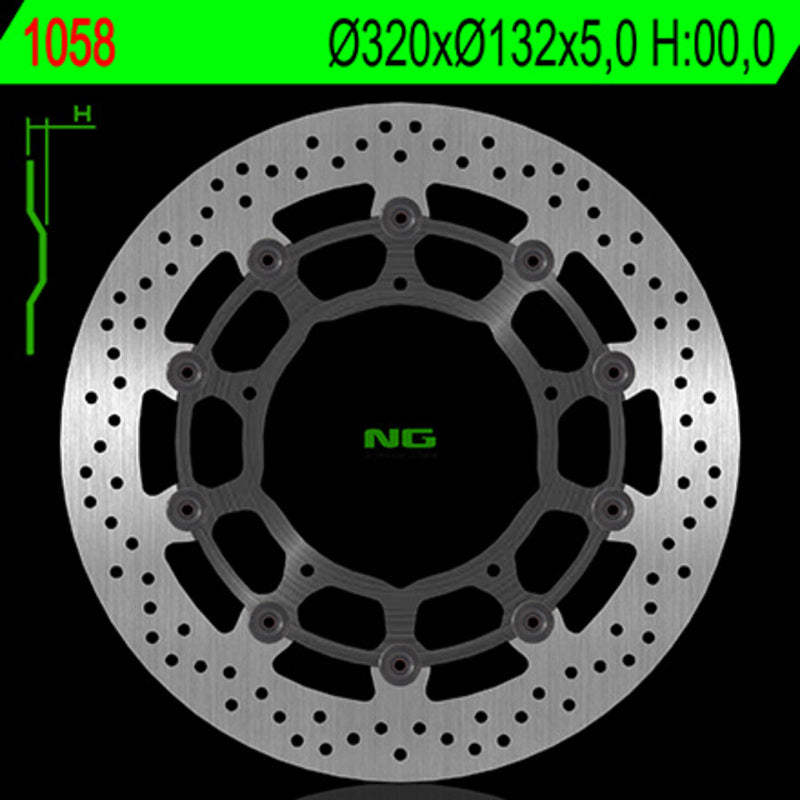Yamaha Yzf R6 [NG BRAKE DISC] - Bremsscheibe schwimmend rund