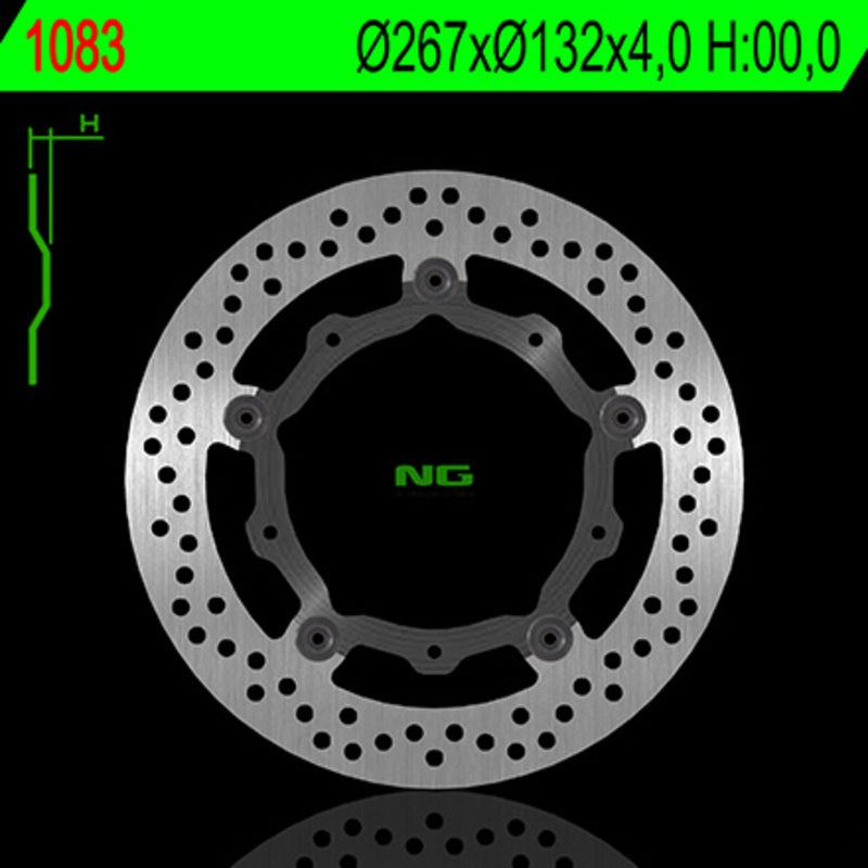 Yamaha T-Max 560 Tech Max [NG BRAKE DISC] - round floating brake disc